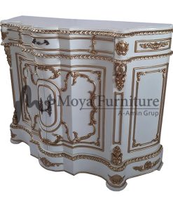 Antique office cabinet with drawers