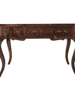 Antique writing desk with drawers Antique writing desk with drawers