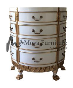 Sunburst chest of drawers - Antique chest of drawers