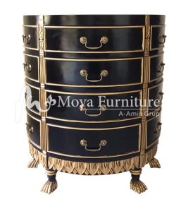 Sunburst chest of drawers