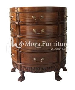 Chest of drawers sunburst | Antiquw chest of drawers