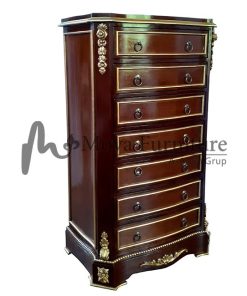 Antique Pedestals Cabinet With Drawer