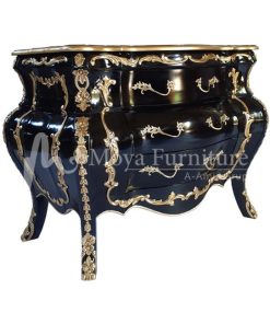 Antique Bombe Chest Bombe carved chest furniture